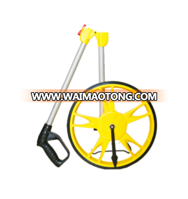 Yellow Long Distance Meter Digital Measuring Wheel For Measuring Golf Course