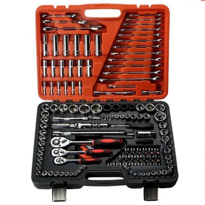 72pcs 128pcs 197pcs New Item Hand Tools For Car Auto Repair Used In Mechanical Tool Set For Auto Repair