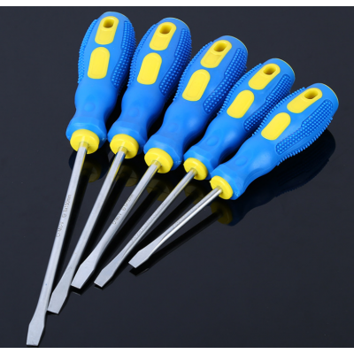 Ergonomic Screwdriver With PT&TPR Handle  stainless steel screwdriver